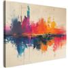MuchoWow© Quadri Moderni Camera Da Letto Foto Quadro Con Cornice | 70x50 cm - Decorazioni Parete Soggiorno Stampa Su Tela Moderna Cucina SalottoAcquerello - Arte - Moderno