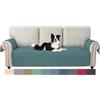Ystyle Copridivano 3 Posti con Braccioli per Animali, Blu Chiaro | Universale Copri Divano Senza Schienale, Natalizio Copridivani Antigraffio per Animali Domestici, Sofa Cover Antimacchia