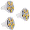 OUHUAN 3X 7W MR11 GU4 600LM LED Lampadina Lampada 15 5630SMD Bianca - Leggero