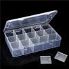Generic Scatola organizer in plastica a 15 scomparti con divisori, contenitore per nastri Washi, gioielli, artigianato, attrezzatura da pesca, stoccaggio perline