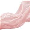 FORBELL Tulle in organza morbida, 160 cm x 3 m/5 m/10 m, tessuto decorativo a rete trasparente, per cucito, matrimoni, feste, archi, abiti, gonne in tulle, veli e decorazioni fai da te (rosa beige, 160 cm x 5