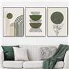 ZFTCN Set di 3 poster bohémien, astratti, disegno a tratto donna, foglia botanica, arte da parete, senza cornice, 3 pezzi, 30 x 40 cm