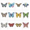 Qihensail 12 Pezzi Dipinti Mini Diamond Painting a Farfalla, Dipinti Piccoli con Diamanti per Adulti, Dipinti con Diamanti per Adulti per Decorazione da Parete Domestica, Regalo per Donne.