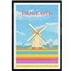 Nacnic stagnola Olanda. stile vintage. colori Poster mulino. Ad Olanda formato A4