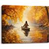 PIY PAINTING Quadri su Tela Paesaggio, Stampe su tela di Alberi dorati 40x30cm Fotografia su Tela Incorniciato, Moderno Decorazione Murale Quadro Poster e Stampe per Cucina Corridoio