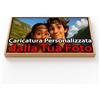 ConKrea - Caricatura dalla Tua Foto Personalizzata | 50x30cm | Stile Cartone Animato | Quadro su Tela Canvas | Idea Regalo Divertente per Famiglie e Coppie
