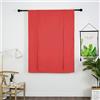 SIMPVALE Tende corte oscuranti romane con legaccio, isolamento termico, con tasca per bastone, per camera da letto, soggiorno, cucina (rosso, 80 x 120 cm)