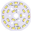 Othmro - Disco a LED in alluminio da 12 W, chip SMD 5730, 300 mA, 3000 K, luce di ricambio, diametro 65 mm - 1 pezzo, bianco caldo