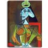 canvashop Quadri Moderni Picasso Cm 100X70 Femme Dans Un Fauteuil Stampa Su Tela Canvas Soggiorno