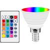 shenruifa Lampadine a LED RGB Light Cup 16 Lampadine per Faretti Intelligenti E14 Che Cambiano Colore con Telecomando