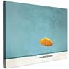 MuchoWow© Quadro Su Tela Grandi Dimensioni Quadri Moderni Soggiorno Stampa | 40x30 cm - Di Foto Decorazione Camera Letto Da Parete Con Cornice Dipinti Ombrellone - Giallo - Spiaggia - Mare