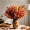 NOLACE 10 Pezzi Fiori Finti Autunnali Decorazioni Piante Artificiali Autunnali | Autunnali per Interni ed Esterni Fiori Finti Arancioni per il Ringraziamento Halloween Matrimoni Feste Giardino Decorazione