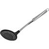 Lagostina - Cucinieri, Schiumarola Antiaderente con Gancio e Manico Ergonomico, Acciaio Inossidabile e Nylon, 37 cm