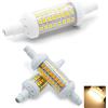HHZY Lampadina LED R7s 6W, 600 Lumen, Bianco Caldo 3000K, 78mm, Lampadina con Corpo in Ceramica, Equivalente a 60W Lampada Alogena 220-240V AC, Confezione da 3,Warm White 3000k