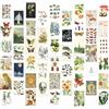 Bymivofun Confezione da 50 Immagini Estetiche per Collage da Parete, Esposizione di Foto in Dormitorio, Stampe d'arte da Parete per la Stanza, Poster Murali Estetici Boho293