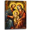 Printerland Quadro Moderno Verticale Sacra Famiglia Quadri moderni di tela canvas da Parete XXL grande Capezzale Stampa su tela Camera da letto Decorazione Muro Soggiorno Arredo Cucina (50x70 cm, 3)