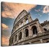 GP TONER Quadro su tela Architettura Roma Colosseo 100X80 Italia Roma