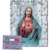 F.LLI BONELLA FRATELLI BONELLA - Quadro Sacro Cuore di Gesù in Legno di Pioppo - Religioso 10.7 x 13.3 cm - 100% Made in Italy