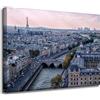 GP TONER Quadro su tela Architettura Parigi Francia 40X30