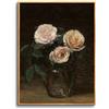 hyidecorart Quadro con Cornice Vintage Fiori Soggiorno Corridoio 20x25 cm | Arte Retro, Stampa HD, Facile da Appendere, Montaggio Rapido, Per Molte Stanze, Decorazione Murale, Regalo, Piccolo Formato
