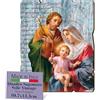 F.LLI BONELLA FRATELLI BONELLA - Quadro Sacra Famiglia Sagomato Vintage - Quadro Legno di Pioppo Spessore 8mm - Tela Sacra Famiglia Camera Da Letto 10.7 x 13.3 cm - 100% Made in Italy