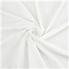 BENECREAT Tessuto In Nylon e Spandex Da 91x150cm, 84% Nylon 16% Spandex, Materiale Elasticizzato per Costumi Da Bagno, Abbigliamento Yoga, e Abbigliamento Sportivo, Bianco