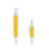 Generico Luce LED R7S dimmerabile, 78mm 118mm COB Lampadina 15W 30W 50W Ceramica R7S Tubo di Vetro Ricambio Bombillas Bombillas Alogena,Cold White,118mm 50w
