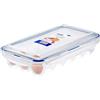 LocknLock Lock & Lock Egg Storer per 18 uova, Trasparente/Blu