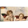 canvashop Quadri Moderni Raffaello Angeli 140x70 cm | Stampa su tela canvas, Arte Sacra, Putti, Cherubini