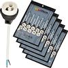 ISOLATECH GU10 prese in ceramica antincendio VDE RoHS 230-250 Volt 2A max.100W 0,75mm 2 cavi LED Alogena (qui: 50 pezzi)