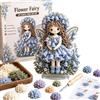 Generico Kit Punch Needle Adulti Forniture Fai da Te per Fata dei Fiori in Tessuto | Set Punch Needle Bambole Per Insegnanti d'Arte Hobbisti Casa Laboratori Progetti Scolastici