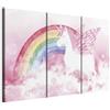 murando - Quadri Moderni per Soggiorno, Bambini, 120x80 cm | Chiodi Inclusi, 3 Pezzi, Quadro Moderno, Pannelli Decorativi per Pareti, Decorazione da Parete, Resistenti Allo Sbiadimento
