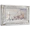 Feeby Quadro Tela Non Tessuta Souvenir Dei Marinai 60x40 cm Qualita Fotografica Stampa D'Arte Camera Da Letto Cornice Di Illusione Shabby Chic beige