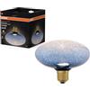 OSRAM Lampada LED in vetro DECOR FLAT Crackle Flat Blue E27 | DECOR LED FLAT LAMP 3.5W 827 E27 Non-Dim, LED Lamps, Blu, 25000 h, confezione da 1