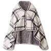 KKPLZZ Coperta Riscaldata Tramite USB Coperta Riscaldata per Adulti Mantella Riscaldante con Sciarpa Calda con Riscaldamento Elettrico