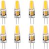Generic G4 Lampadina A LED 6W, AC/DC12V, 60W Lampadina Alogena Equivalente, G4 Bi Pin Lampadine di Base per Lampadario Illuminazione Domestica Non Dimmabile(Bianco Naturale)
