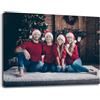 Printerland Quadro Moderno PERSONALIZZATO CON TUA FOTO orizzontale personalizzata quadri Stampa su Tela Canvas in HD con fotografia famiglia (30x40, Centimetri)