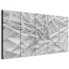 murando - Quadri Moderni per Soggiorno, 3D Effetto, 100x40 cm | Chiodi Inclusi, 5 Pezzi, Quadro Moderno, Componibili, Decorazione da Parete, Resistenti Allo Sbiadimento, Produzione Europea