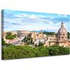 GP TONER Quadro su tela Architettura Roma Italia 100X60