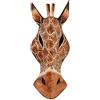 Woru Maschera Giraffa da Parete, Legno Marrone | Maschera Giraffa da Parete, Legno Marrone, Disponibile in 20 cm, 30 cm o 50 cm, Decorazione Etnica