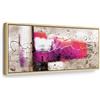murando - Quadro Moderno per Soggiorno Grandi, Astratto, 90x30 cm | Chiodi Inclusi, 1 Pezzo, Stampa su Tela, Decorazione da Parete, Resistenti Allo Sbiadimento, Produzione Europea