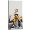 Woopers Foto su Tela Canvas Personalizzata - Foto Quadro Personalizzato con Telaio in Legno (40x80)