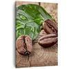 ARTTOR Moderno Quadro su Tela 50x70 cm Verticale Cucina Natura - 2548 | Aroma Caffè Pianta Quadro Decorativo Piccolo Soggiorno Camera da Letto Decorazione da Parete Arte da Parete ARTTOR