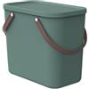 Rotho Albula - Scatola portaoggetti da 25 l con coperchio, in plastica (PP riciclato), 25 l (40,0 x 23,5 x 34,0 cm)