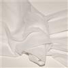 Generico Tulle Morbido Elasticizzato Al Metro per Abbigliamento, Magliette, Body Aderenti, Danza e Spettacolo - Tessuto Bianco
