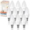 LED ATOMANT 10x Lampadina LED E14 Candela C37 9W Bianco Neutro 950lm | Attacco piccolo