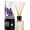 AROMATIKA trust the power of nature Diffusore con Olio Essenziale di Lavanda 200ml con 10 Bastoncini di Bambù - Olio Essenziale Lavanda - Fragranza Intensa e Duratura - Senza Alcool - Aromatizzatore d'Aria per Interni - Aromaterapia