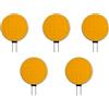 ADZJOY 5/10 Pezzi G4 COB LED Lampada Chip Tipo Orizzontale Inserto Luce Ultra Luminosa Luce for Mobile 3W 5W DC12V sostituire Lampadina alogena(Warm White,5PCS 3W 18 Beads)