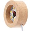 Kichvoe Base per Lampada in Legno Led, Base Luminosa per Cristalli e Sfere, USB 5v 3w, Effetto Decorativo, Luce Calda per Decorazione Casa