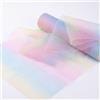 TOPCZY 30x9m Arcobaleno Nastro in Tulle Sfumato Scintillante, Tessuto Decorativo in Tulle Glitterato, Rotolo di con Paillettes, Nastro in Tessuto di Organza per Tutù Regalo Mestiere